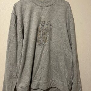 Make Market Crewneck Sweatshirt Skeleton Flower Batman Bats Size XL (4)